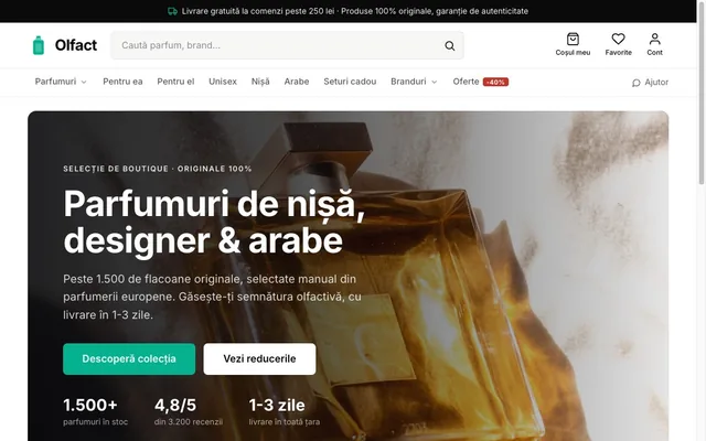 Demo site magazin online — Olfact